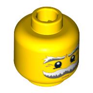 LEGO® los onderdeel Hoofd in kleur Geel 3626bpb0508