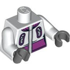 LEGO® los onderdeel Lijf met Motief Wit 973pb0794c01