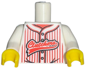 LEGO® los onderdeel Lijf met Motief Wit 973pb0788c01