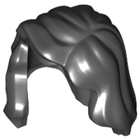 LEGO® los onderdeel Haar in kleur Zwart 85974