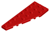 LEGO® los onderdeel Wig Plaat in kleur Rood 50305