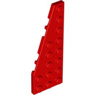 LEGO® los onderdeel Wig Plaat in kleur Rood 50305
