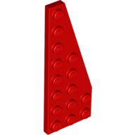 LEGO® los onderdeel Wig Plaat in kleur Rood 50304