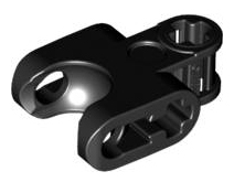 LEGO® los onderdeel Technische Verbinding Zwart 93571