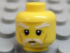 LEGO® los onderdeel Hoofd in kleur Geel 3626pb0522
