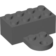 Plaatje in Gallery viewer laden, LEGO® onderdeel Magneet Donker Blauwachtig Grijs 74188c01