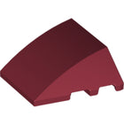 LEGO® los onderdeel Wig in kleur Donkerrood 64225