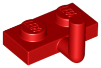LEGO® los onderdeel Plaat Aangepast in kleur Rood 4623b