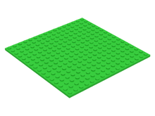 Plaatje in Gallery viewer laden, LEGO® los onderdeel Plaat Algemeen in kleur Fel Groen 91405