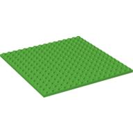 Plaatje in Gallery viewer laden, LEGO® los onderdeel Plaat Algemeen in kleur Fel Groen 91405