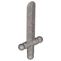 LEGO® los onderdeel Wapen in kleur Zilver 3847