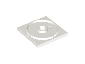 LEGO® los onderdeel Draaischijf in kleur Wit 61485