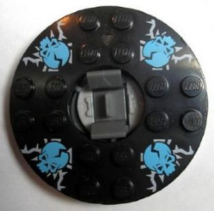 LEGO® Draaischijf Donker Blauwachtig Grijs 92549c02pb04
