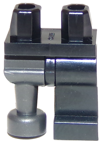 LEGO® los onderdeel Benen Aangepast in kleur Zwart 970d12