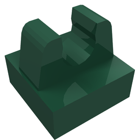 LEGO® los onderdeel Tegel Aangepast Donkergroen 2555