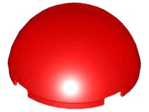 LEGO® los onderdeel Cilinder in kleur Rood 86500