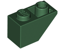 Plaatje in Gallery viewer laden, LEGO® los onderdeel Dakpan Omgekeerd Donkergroen 3665
