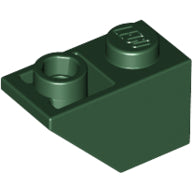 LEGO® los onderdeel Dakpan Omgekeerd Donkergroen 3665