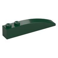 LEGO® los onderdeel Dakpan Gebogen Donkergroen 42022