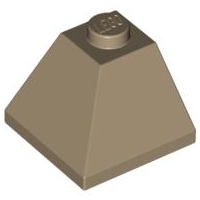 LEGO® los onderdeel Dakpan Algemeen Donker Geelbruin 3045