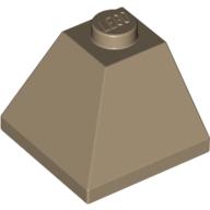 Plaatje in Gallery viewer laden, LEGO® los onderdeel Dakpan Algemeen Donker Geelbruin 3045