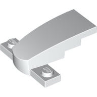 LEGO® los onderdeel Wig in kleur Wit 93589