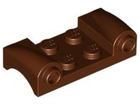 LEGO® los onderdeel Spatbord in kleur Roodachtig Bruin 93590