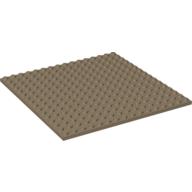Plaatje in Gallery viewer laden, LEGO® los onderdeel Plaat Algemeen Donker Geelbruin 91405