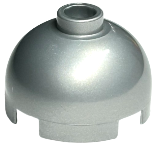 LEGO® los onderdeel Steen Rond in kleur Zilver 553