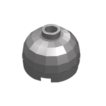 Plaatje in Gallery viewer laden, LEGO® los onderdeel Steen Rond in kleur Zilver 553