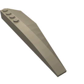 LEGO® los onderdeel Wig in kleur Donker Geelbruin 42061