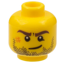 Plaatje in Gallery viewer laden, LEGO® los onderdeel Hoofd in kleur Geel 3626cpb0495