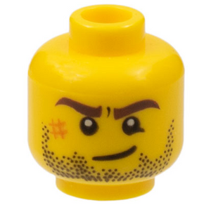 LEGO® los onderdeel Hoofd in kleur Geel 3626cpb0495