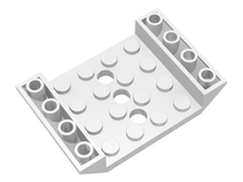 Plaatje in Gallery viewer laden, LEGO® los onderdeel Dakpan Omgekeerd in kleur Wit 60219