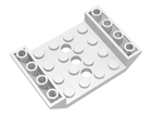 LEGO® los onderdeel Dakpan Omgekeerd in kleur Wit 60219