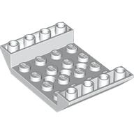 LEGO® los onderdeel Dakpan Omgekeerd in kleur Wit 60219