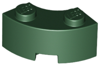 Plaatje in Gallery viewer laden, LEGO® los onderdeel Steen Rond in kleur Donkergroen 85080