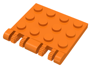 LEGO® los onderdeel Scharnier in kleur Oranje 44570