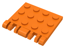 Plaatje in Gallery viewer laden, LEGO® los onderdeel Scharnier in kleur Oranje 44570