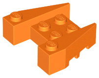 LEGO® los onderdeel Wig in kleur Oranje 50373