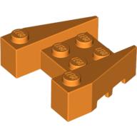 Plaatje in Gallery viewer laden, LEGO® los onderdeel Wig in kleur Oranje 50373