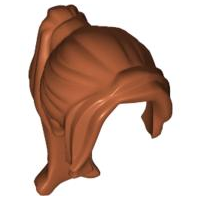 LEGO® los onderdeel Haar in kleur Donker Oranje 62696