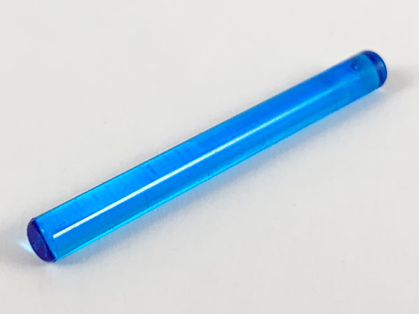 LEGO® los onderdeel Staaf Doorzichtig Donkerblauw 30374