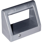 LEGO® los onderdeel Tegel Aangepast in kleur Zilver 2432