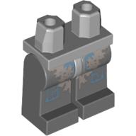 Plaatje in Gallery viewer laden, LEGO® Benen met Motief Licht Blauwachtig Grijs 970c85pb04