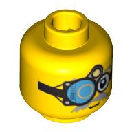 LEGO® los onderdeel Hoofd in kleur Geel 3626cpb0518