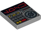 LEGO® Tegel met Motief Licht Blauwachtig Grijs 3068pb0378