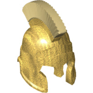 Plaatje in Gallery viewer laden, LEGO® los onderdeel Hoofddeksels Metallic Gold 90392