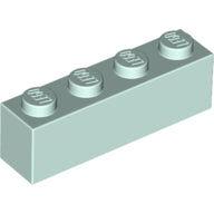 Plaatje in Gallery viewer laden, LEGO® los onderdeel Steen in kleur Licht Aqua 3010