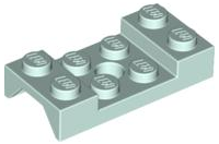 Plaatje in Gallery viewer laden, LEGO® los onderdeel Spatbord in kleur Licht Aqua 60212
